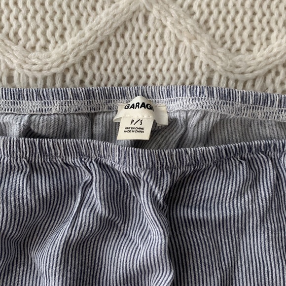 Garage Striped Off-Shoulder Tshirt - Picture 3 of 4